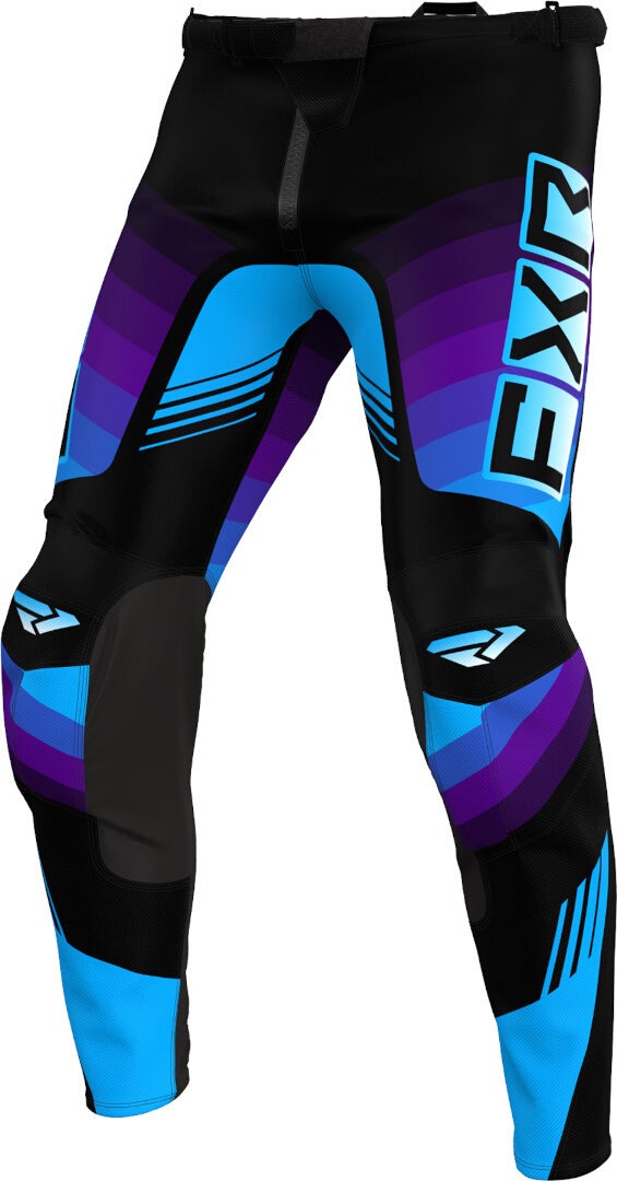 FXR Clutch Pro 2024 Motocross bukser sort/blå 32 Figur 1