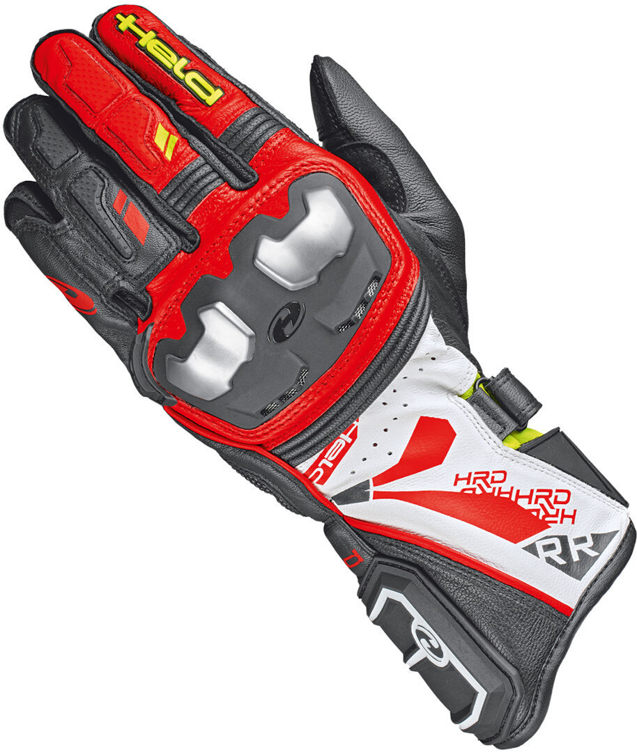 Held Akira RR Gants de moto Noir/Blanc/Rouge 10 Figure 1