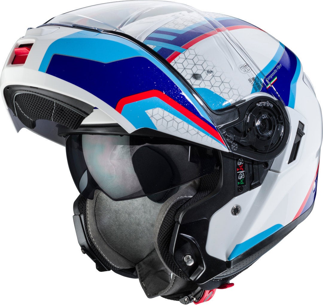 Caberg Levo Sonar Klapphelm weiß/blau/rot XXL (63/64) Abbildung 4
