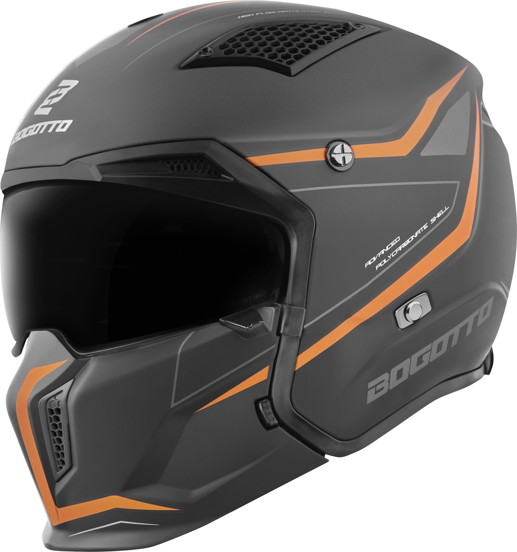 Bogotto Radic WN-ST 22.06 Cască Portocaliu/Negru XL Figura 1