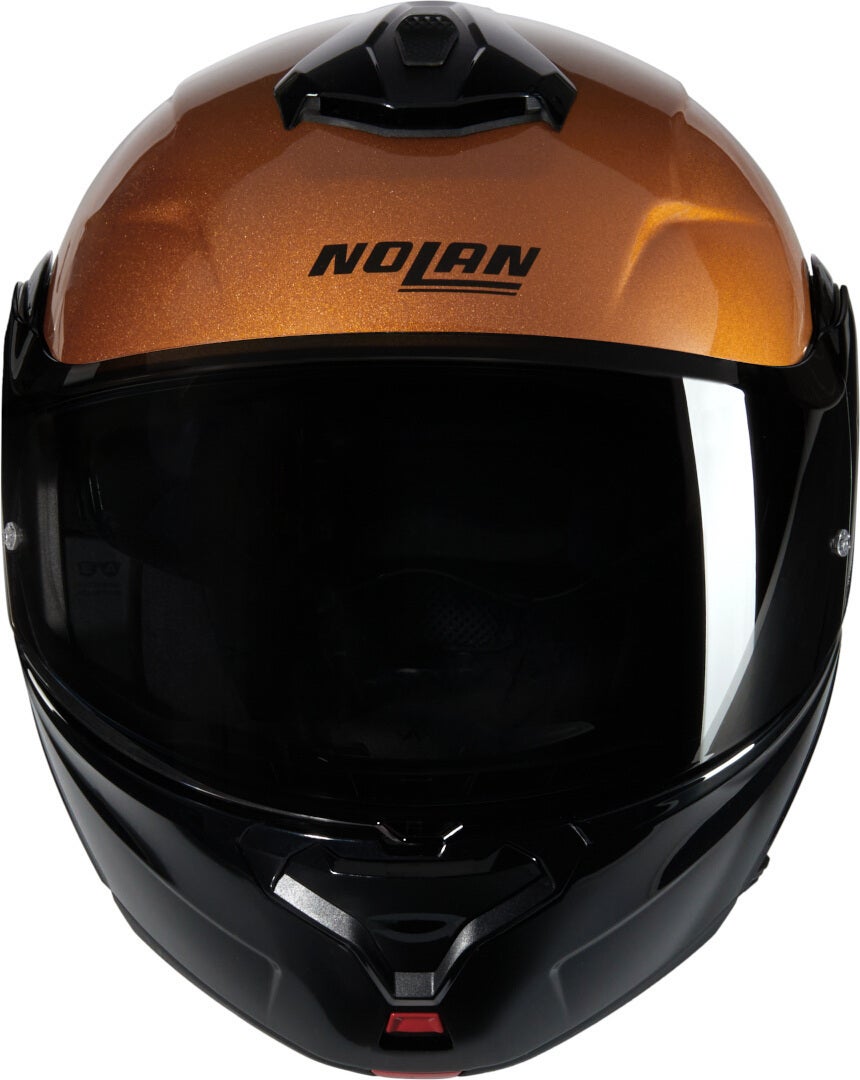 Nolan X-1005 Ultra Carbon Verniciatura Speciale N-Com Helm schwarz/ocker S (56) Abbildung 3