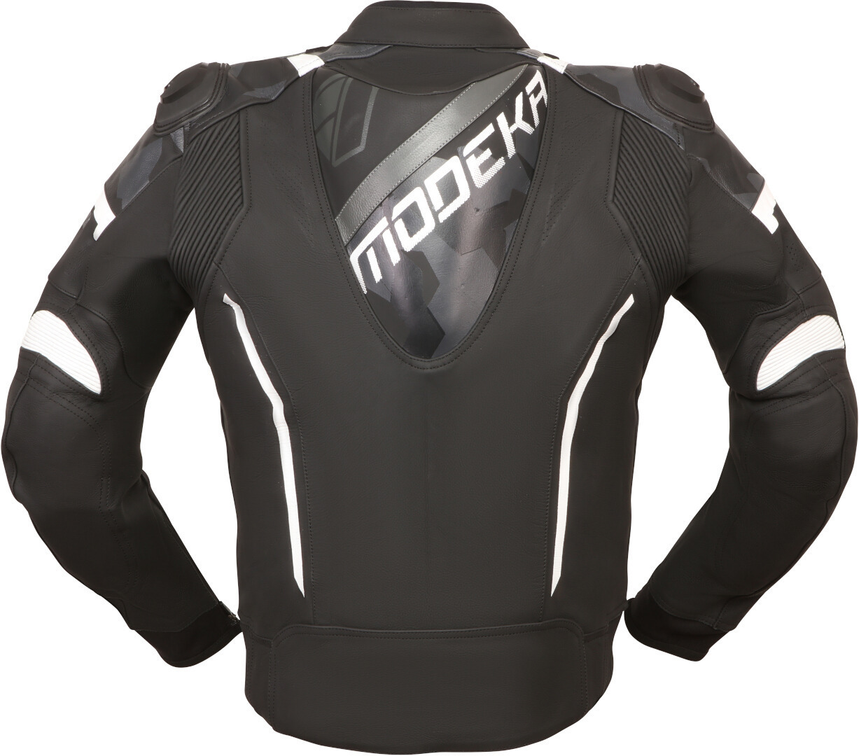 Modeka Valyant Motorrad Lederjacke schwarz/weiß 48 Abbildung 2