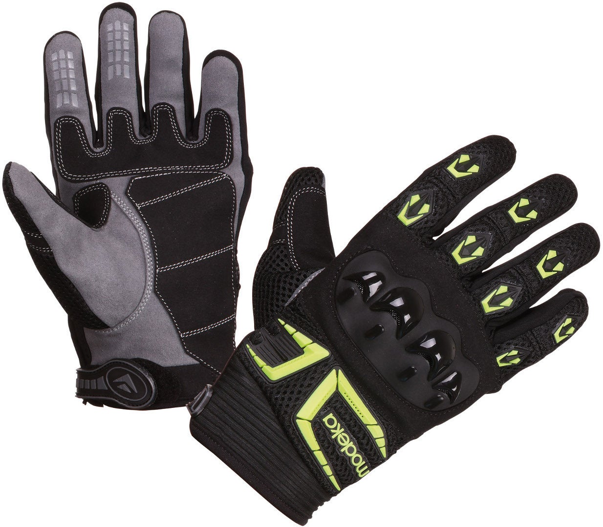 Modeka MX Top Luvas preto/neon 11 Figura 1