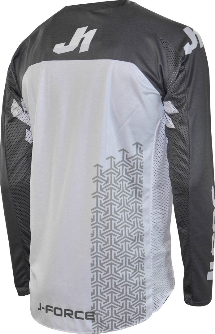 Just1 J-Force Terra Motocross Jersey hvid/grå L Figur 2