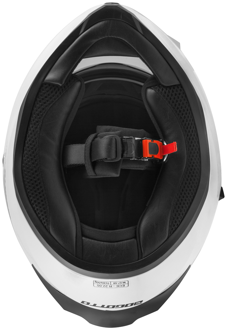 Bogotto H128 Solid Capacete Branco S Figura 3
