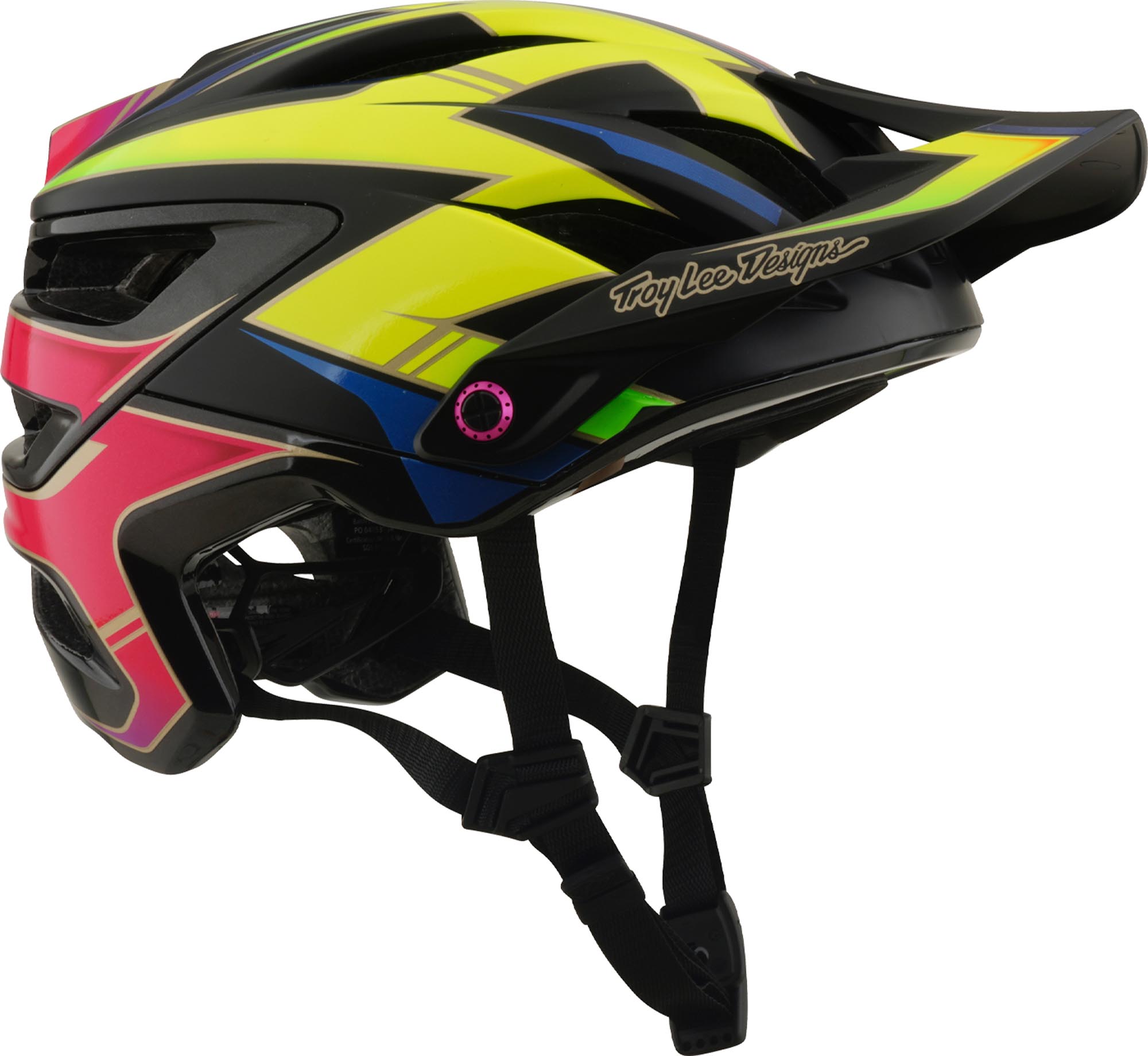 Troy Lee Designs A3 MIPS Electra Casque de vélo noir/jaune/rouge M-L (57/59) Figure 2