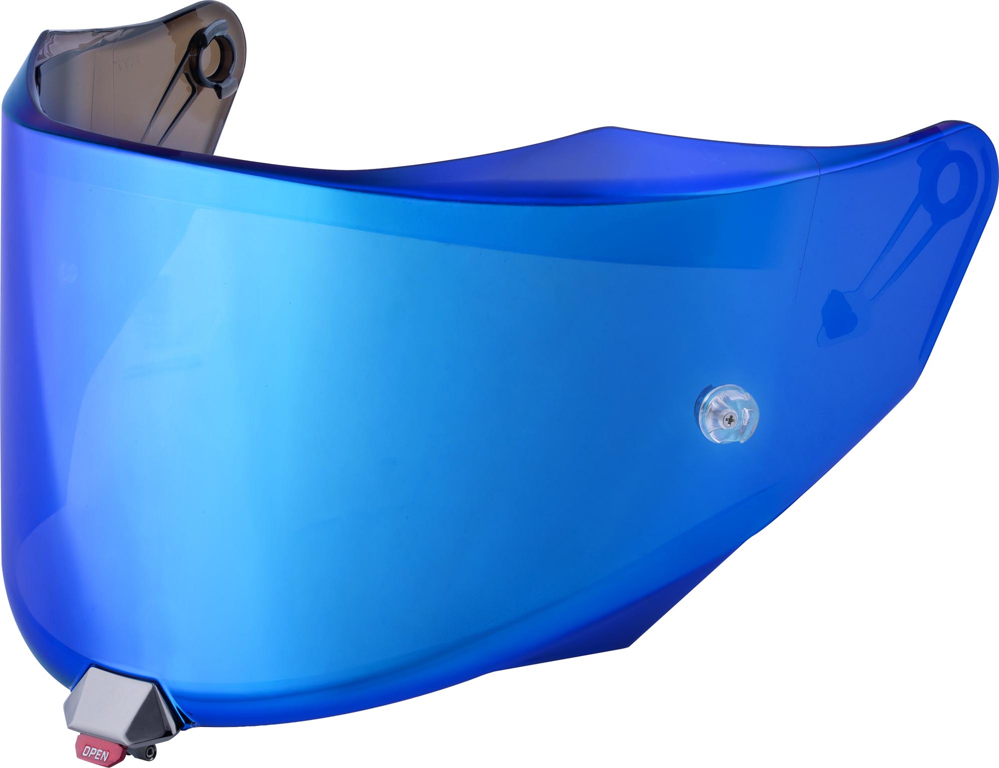 KYT R1R Visor Iridium Blue Figure 1