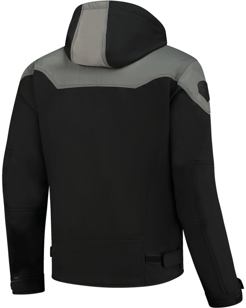 Rusty Stitches William Blouson textile moto moto noir/gris M Figure 2