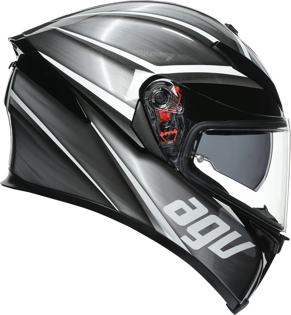 AGV K-5 S Tempest Helmet black/silver MS (57) Figure 7