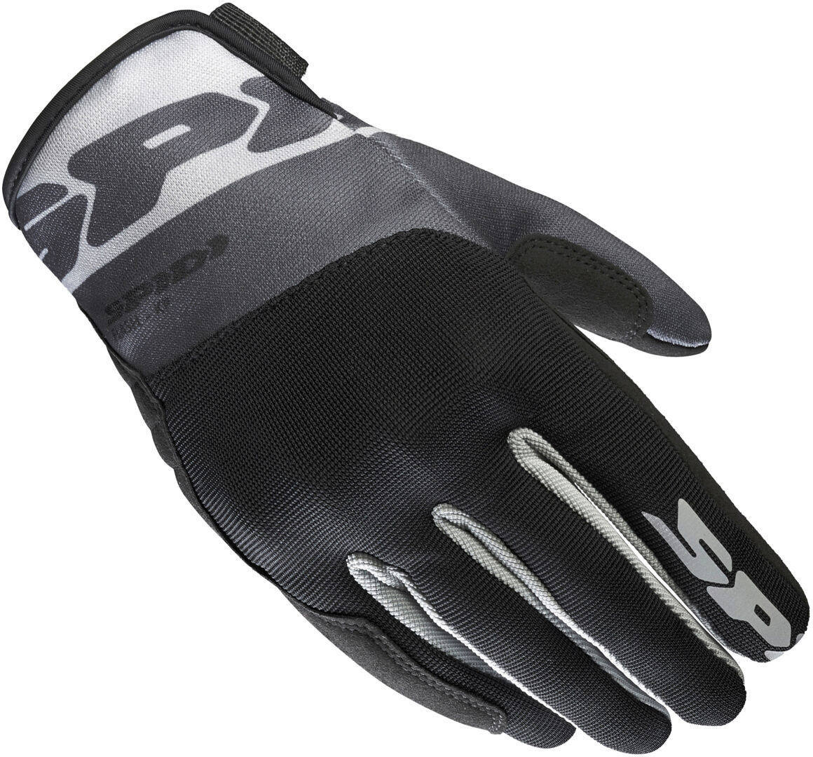 Spidi Flash-KP Tex Damer motorcykel handskar Svart/grå XL Figur 1