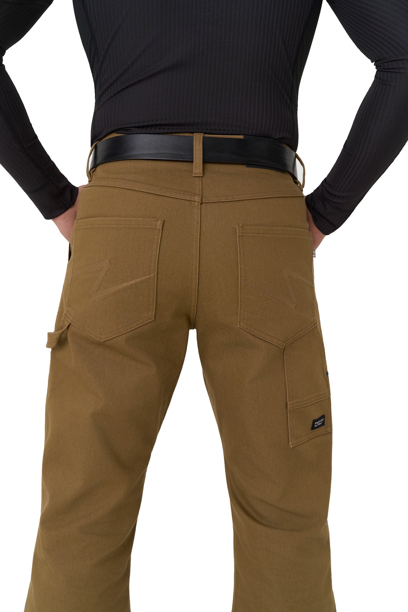 Pando Moto Tekton Pantalones textiles de motocicleta marrón/amarillo 36/36 Figura 6