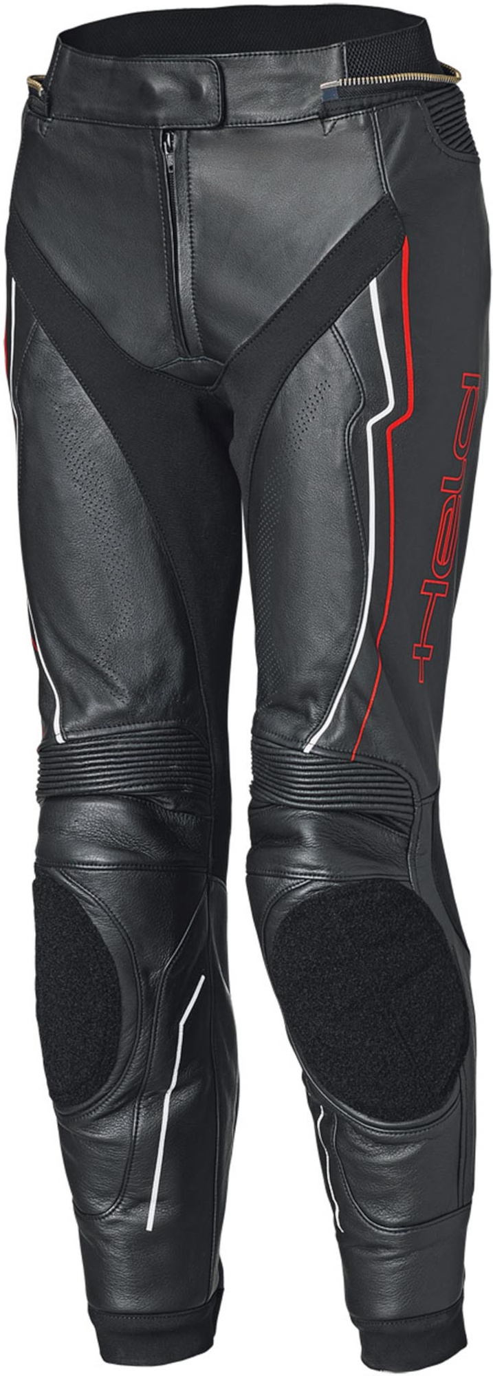 Held Debbie 3 Base Ladies Motorcycle Leather Pants black/neon-red 48 Figure 1