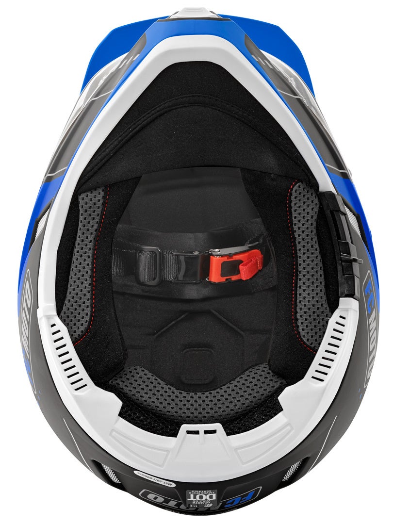 FC-Moto Merkur Pro Air Casco Enduro nero/blu XL Figura 10