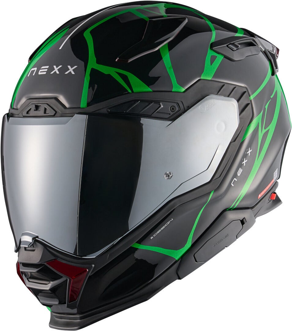 Nexx X.WST 3 B-Side Casco nero/verde XXL (63/64) Figura 1