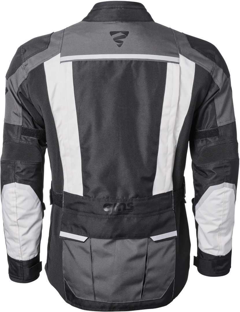 GMS Tigris waterproof Motorcycle Textile Jacket black/grey/white M Figure 8