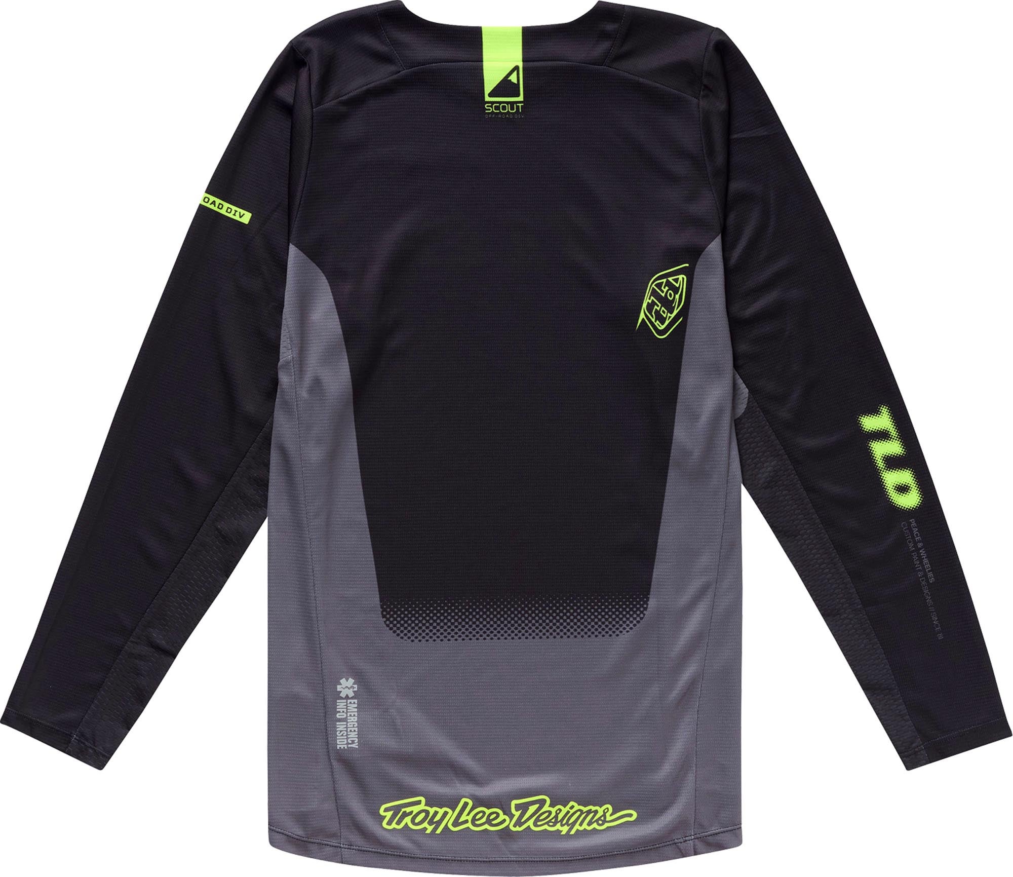 Troy Lee Designs Scout GP Pro Fade Out Motocrosstrøje Sort XL Figur 2