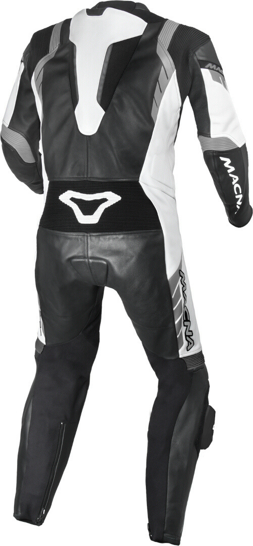 Macna Varshall perforated One Piece Motorcycle Leather Suit black/white 48 Figure 2