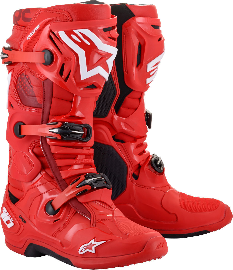 Alpinestars Men's Red Tech 10 Motocross Boots