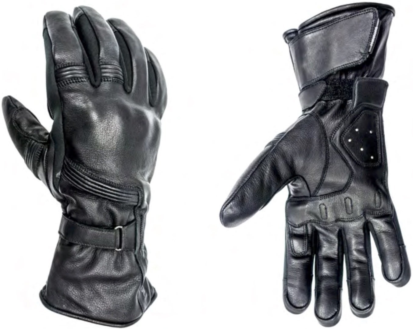Helstons Titanium waterproof Winter Motorcycle Gloves black 10 Figure 1