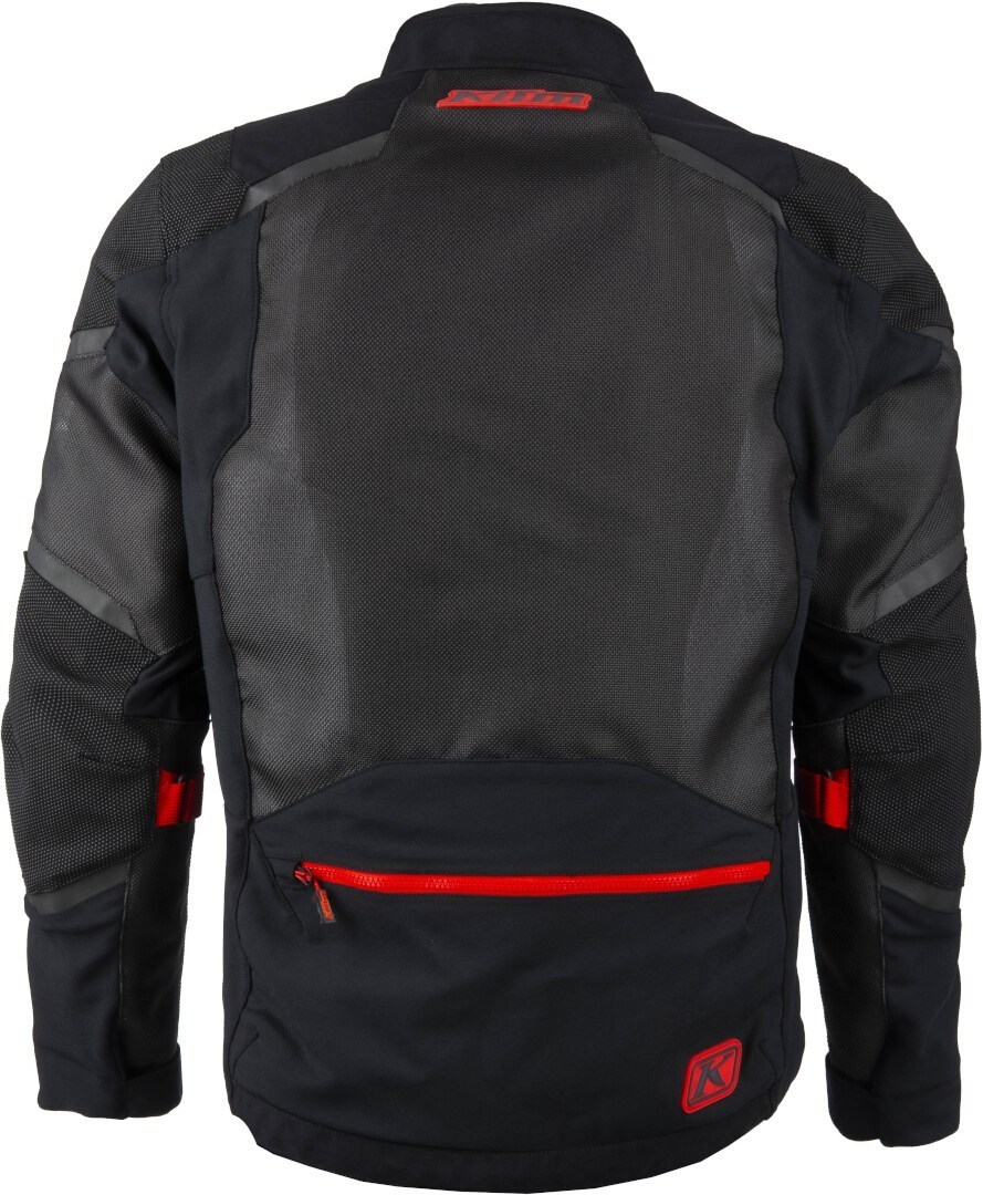 Klim Baja S4 Enduro Mesh Motorcycle Textile Jacket black/red L Figure 4