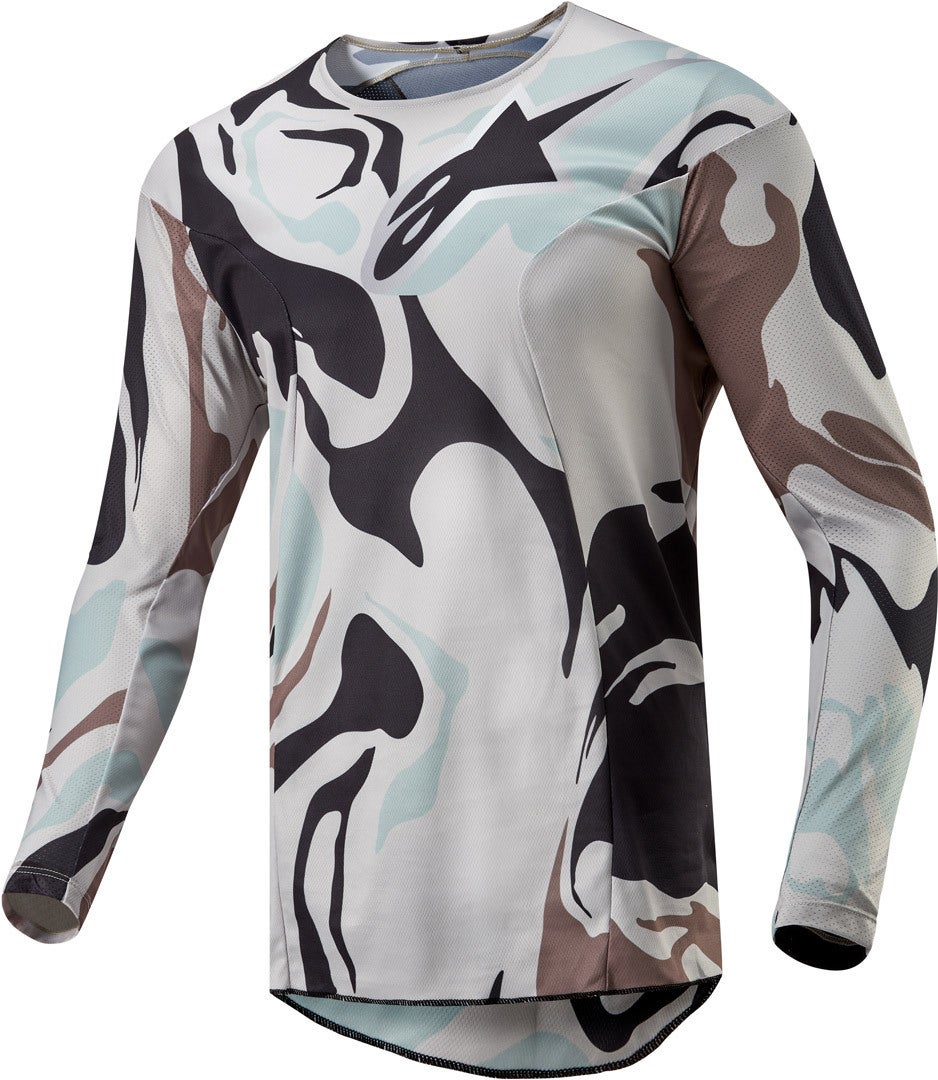 Alpinestars Racer Tactical Motocross Jersey weiß/camouflage XXL Abbildung 1