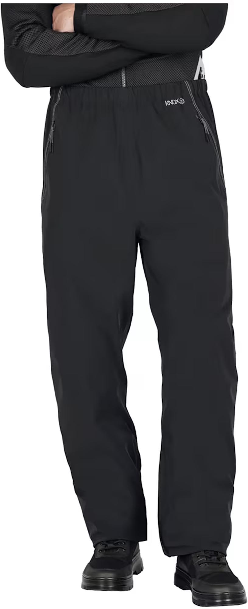 Knox Impass Unisex バイクのレインパンツ 黒 S 図1