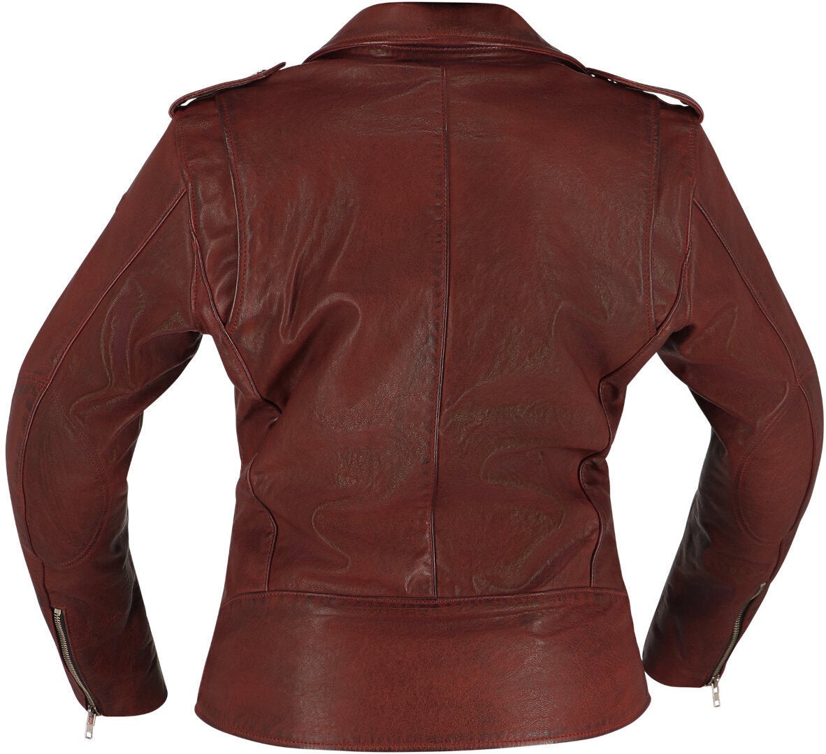 Richa Brighton Damen Motorrad Lederjacke burgunderrot 44 Abbildung 3