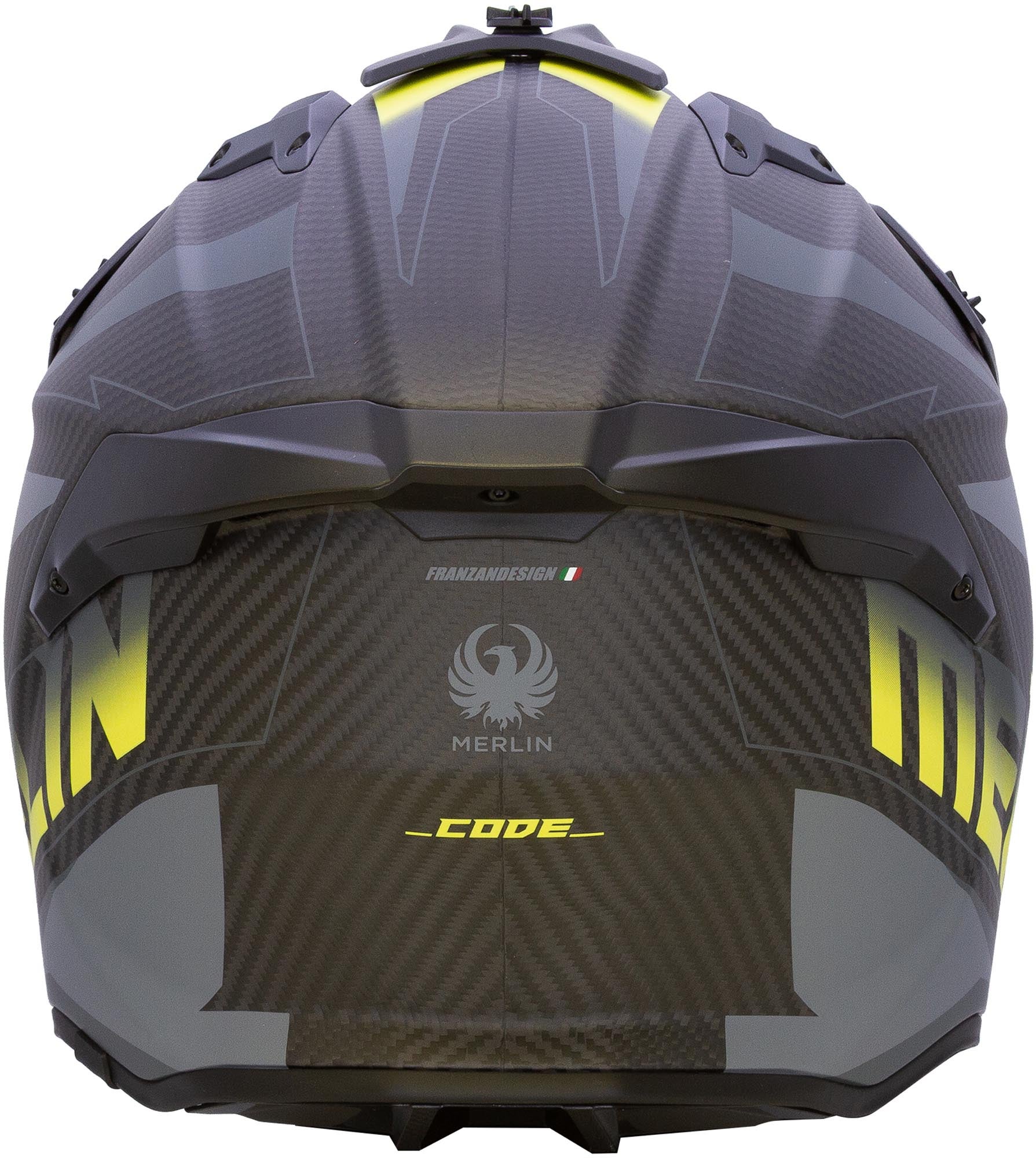 Merlin Recon Code Matt Carbon Motocross Helmet XXL (63/64) Figure 3