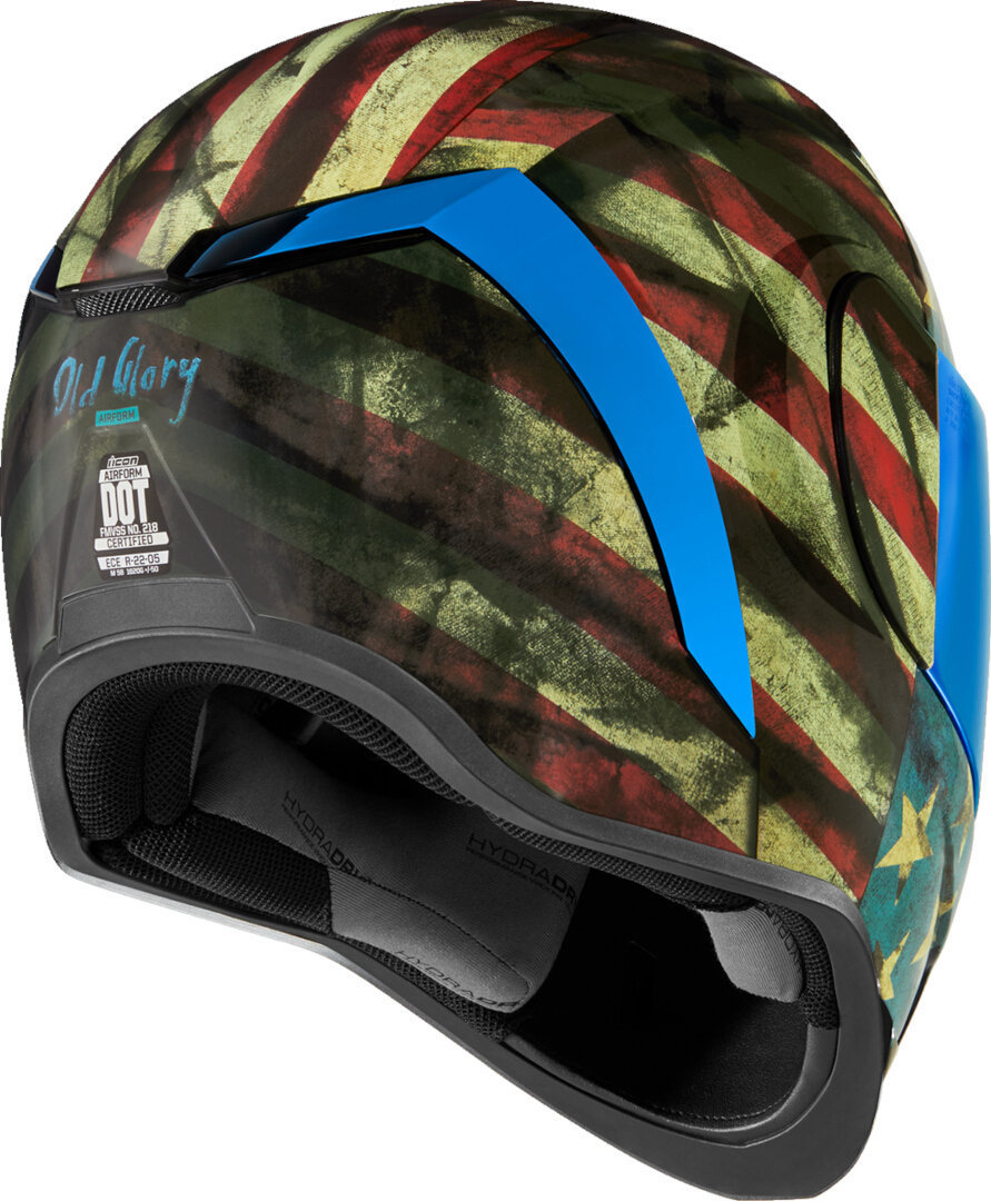 Icon Airform Old Glory Helmet S (55/56) Figure 3