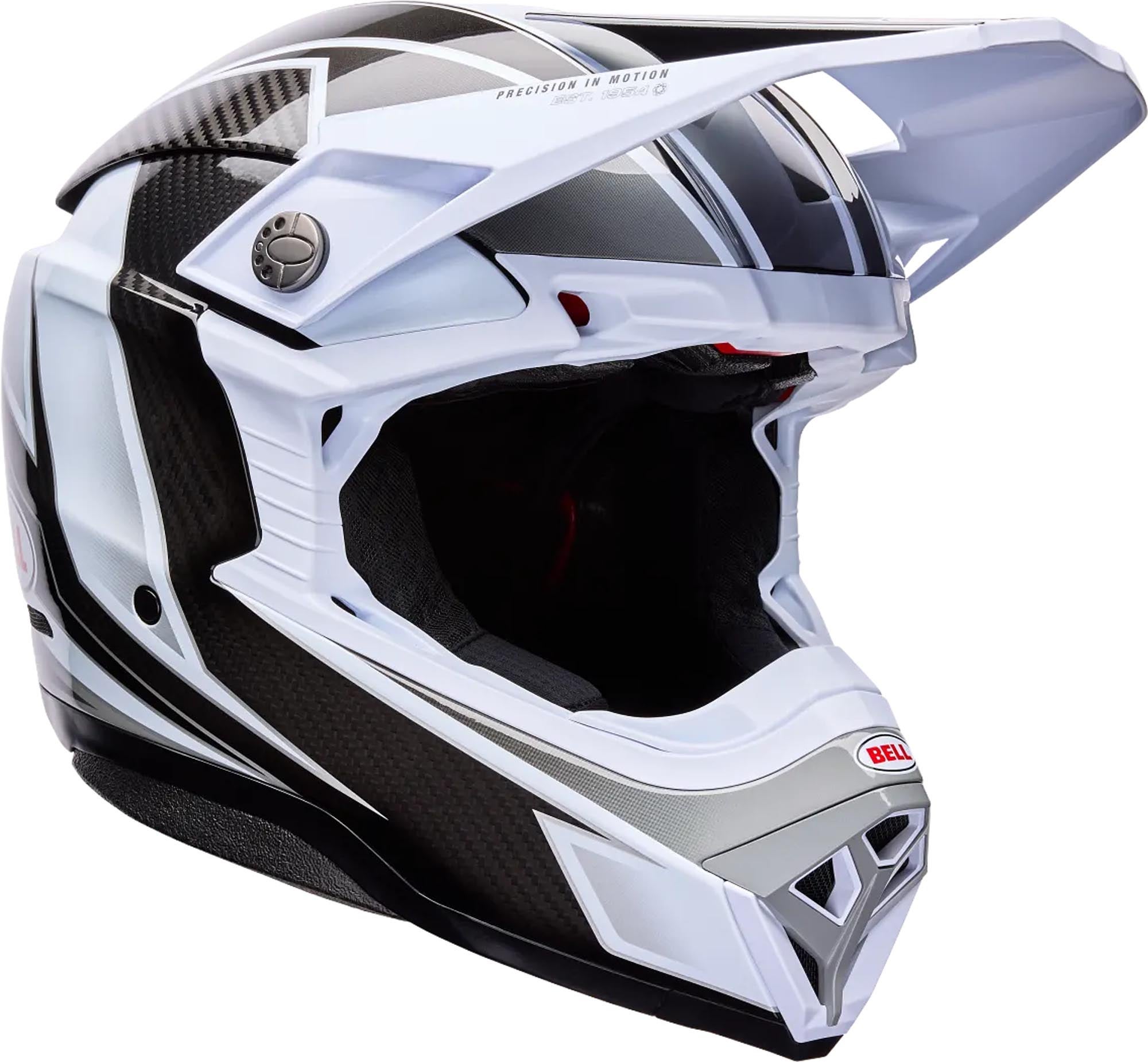 Bell Moto-10 Spherical Grid Casque de motocross Blanc/Noir/Gris L (58/59) Figure 1