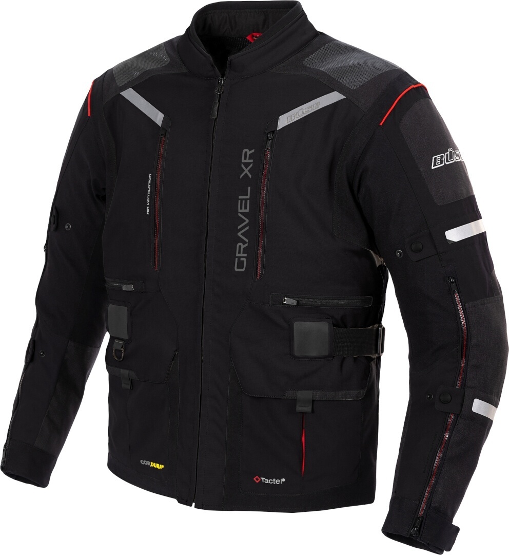 Büse Gravel XR Jachetă textilă impermeabilă pentru motociclete negru Long 106 Figura 1