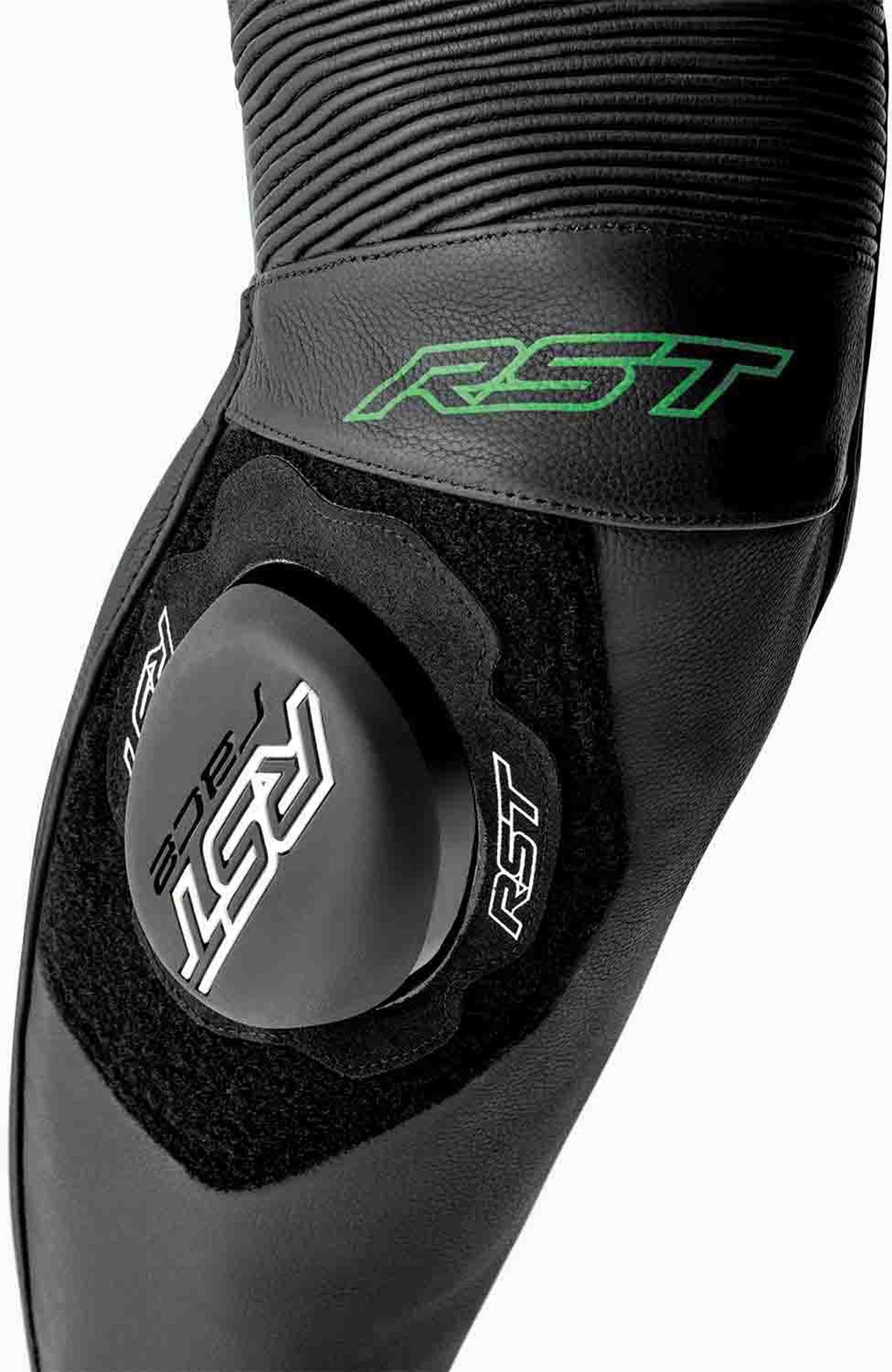 RST S1 D30 perforeret 1-delt motorcykellæderdragt Sort/neon-grøn 56 Figur 9