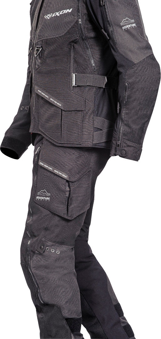 Ixon Ragnar Motorrad Textiljacke schwarz/anthrazit M Abbildung 4