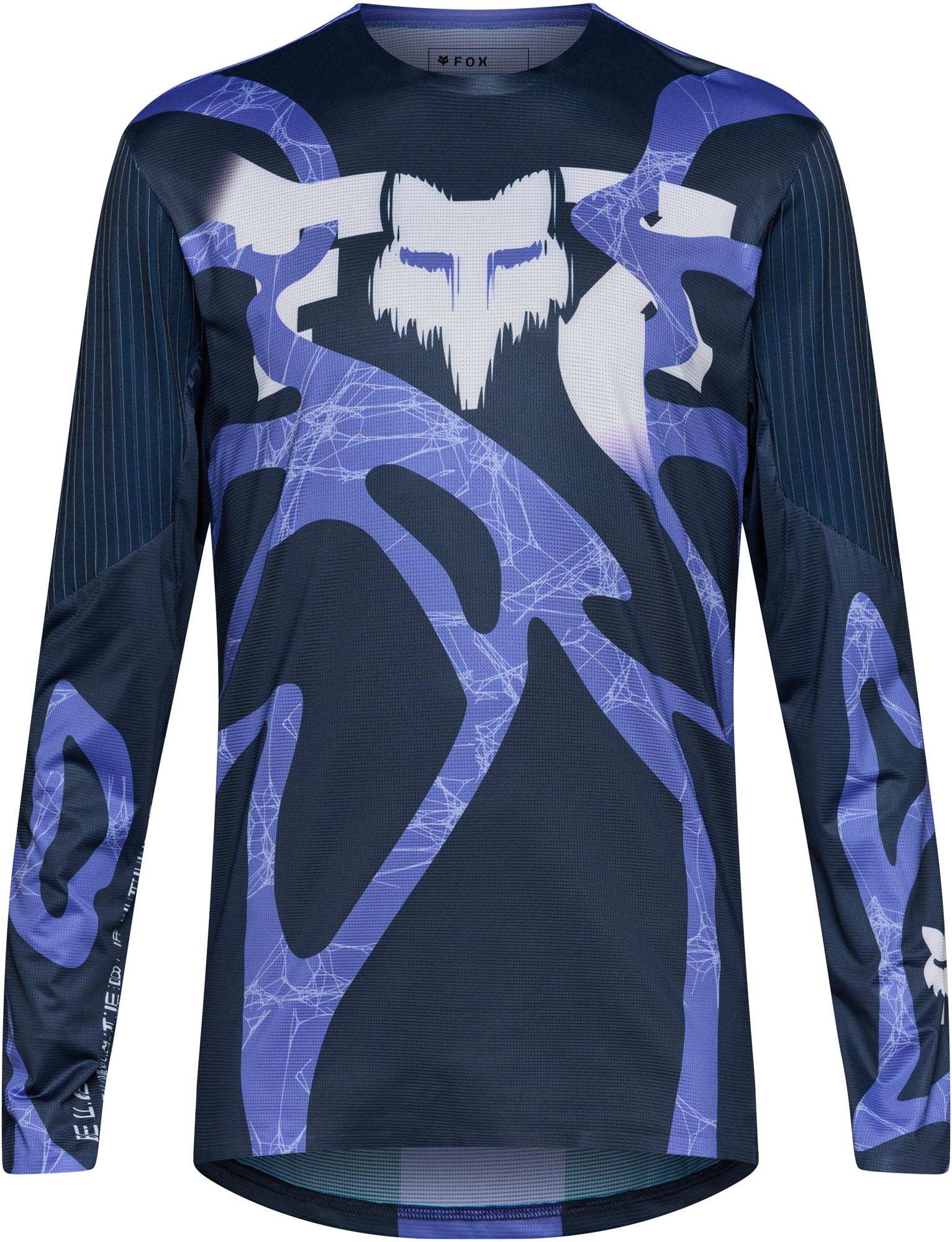 FOX Flexair LS Diffuse SE Maillot de vélo bleu XL Figure 1