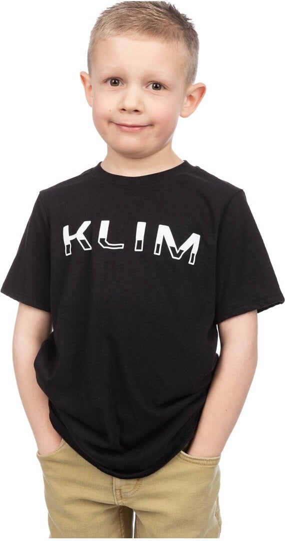 Klim Petrol Tri-Blend Dětské tričko černobílá YM Obrázek 1