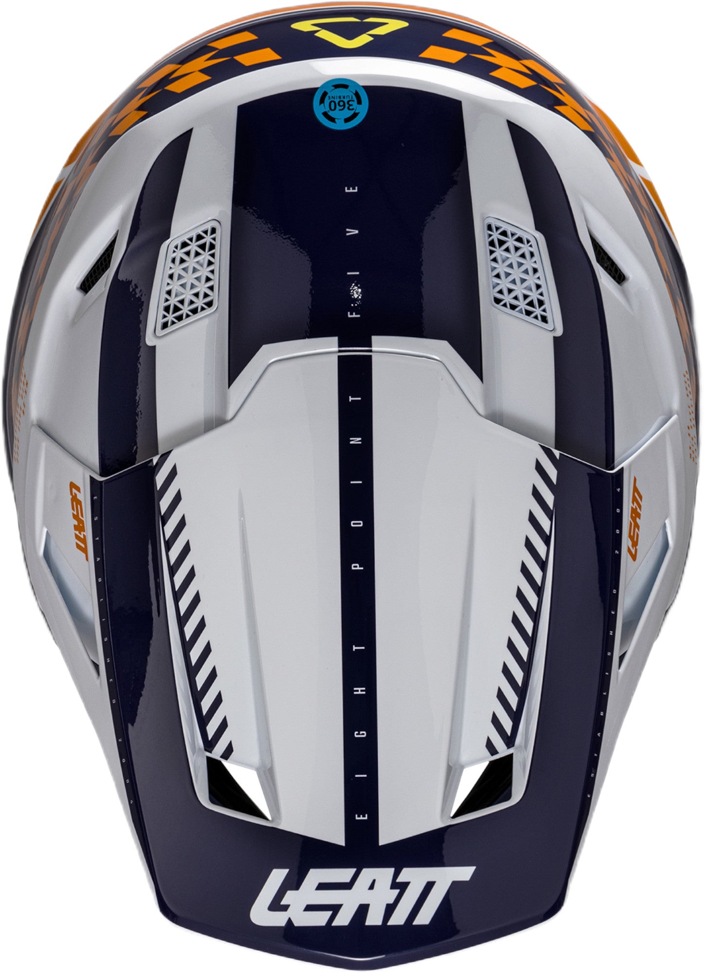 Leatt 8.5 V26 Шлем для мотокросса с очками белый/синий/оранжевый XXL (63/64) Рисунок 8