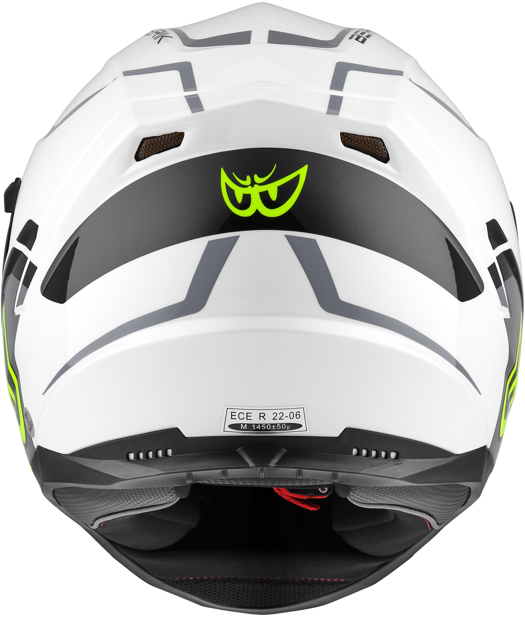 Berik FF869 Arok Casque Blanc/Noir/Jaune 2XL Figure 4