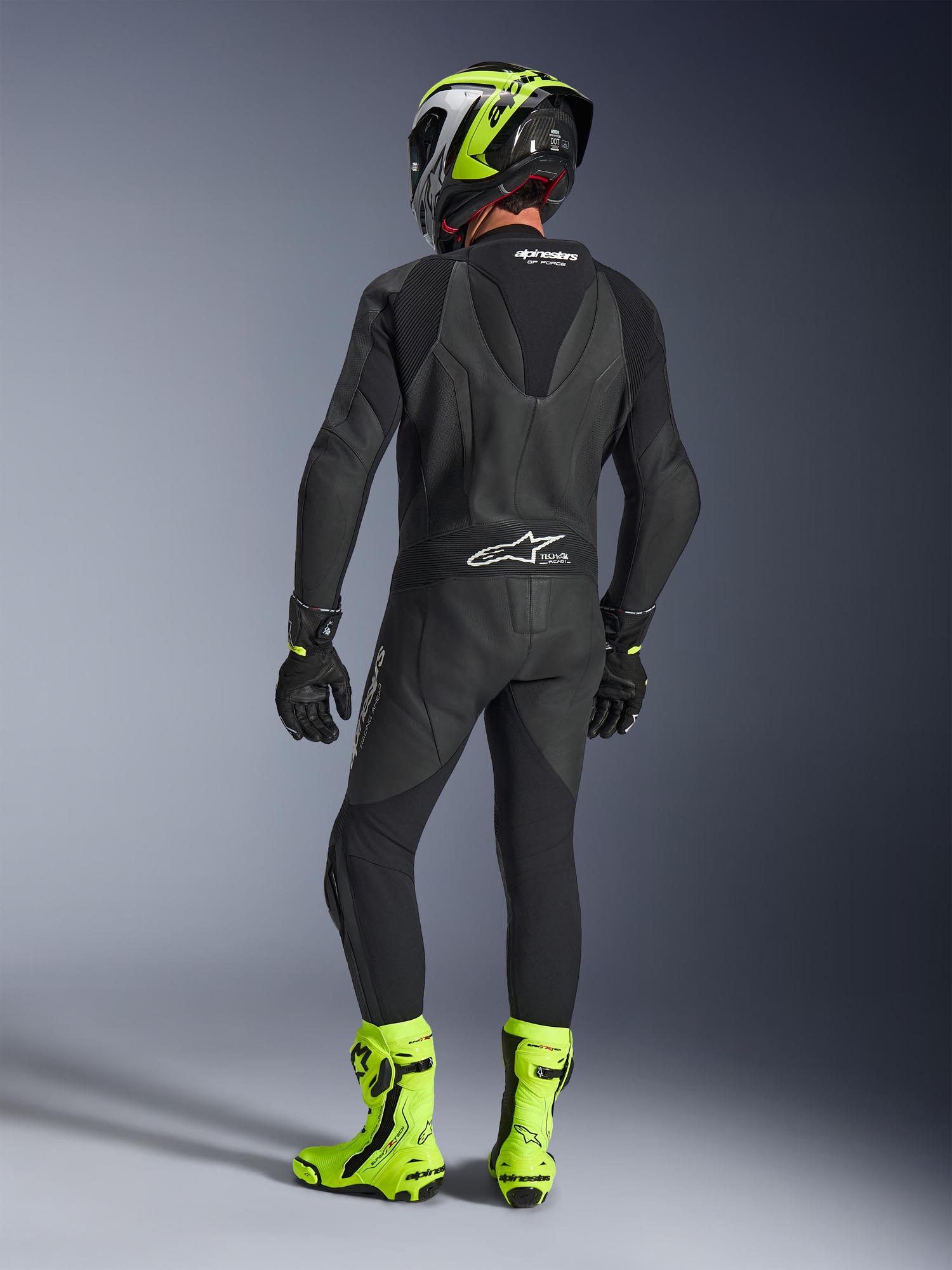 Alpinestars GP Force V2 Eendelig Motorfietsleren pak Zwart 64 Figuur 13