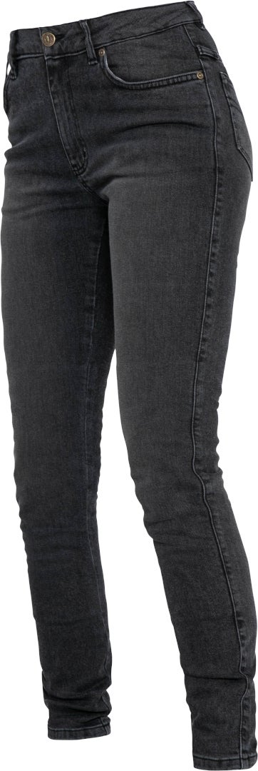 John Doe Jane High Mono XTM Dame Motorcykel Jeans Sort vask 27/32 Figur 3