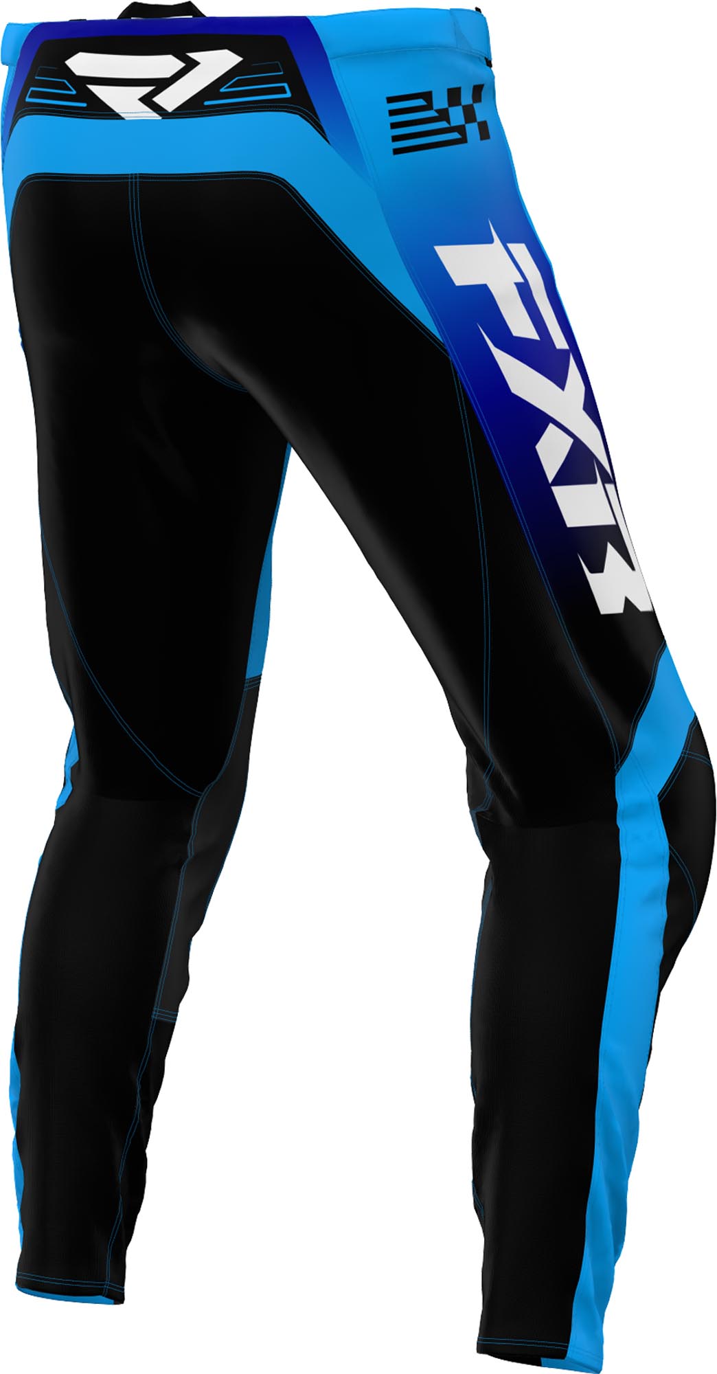 FXR Clutch Motocross Hose blau/schwarz/weiß 36 Abbildung 2
