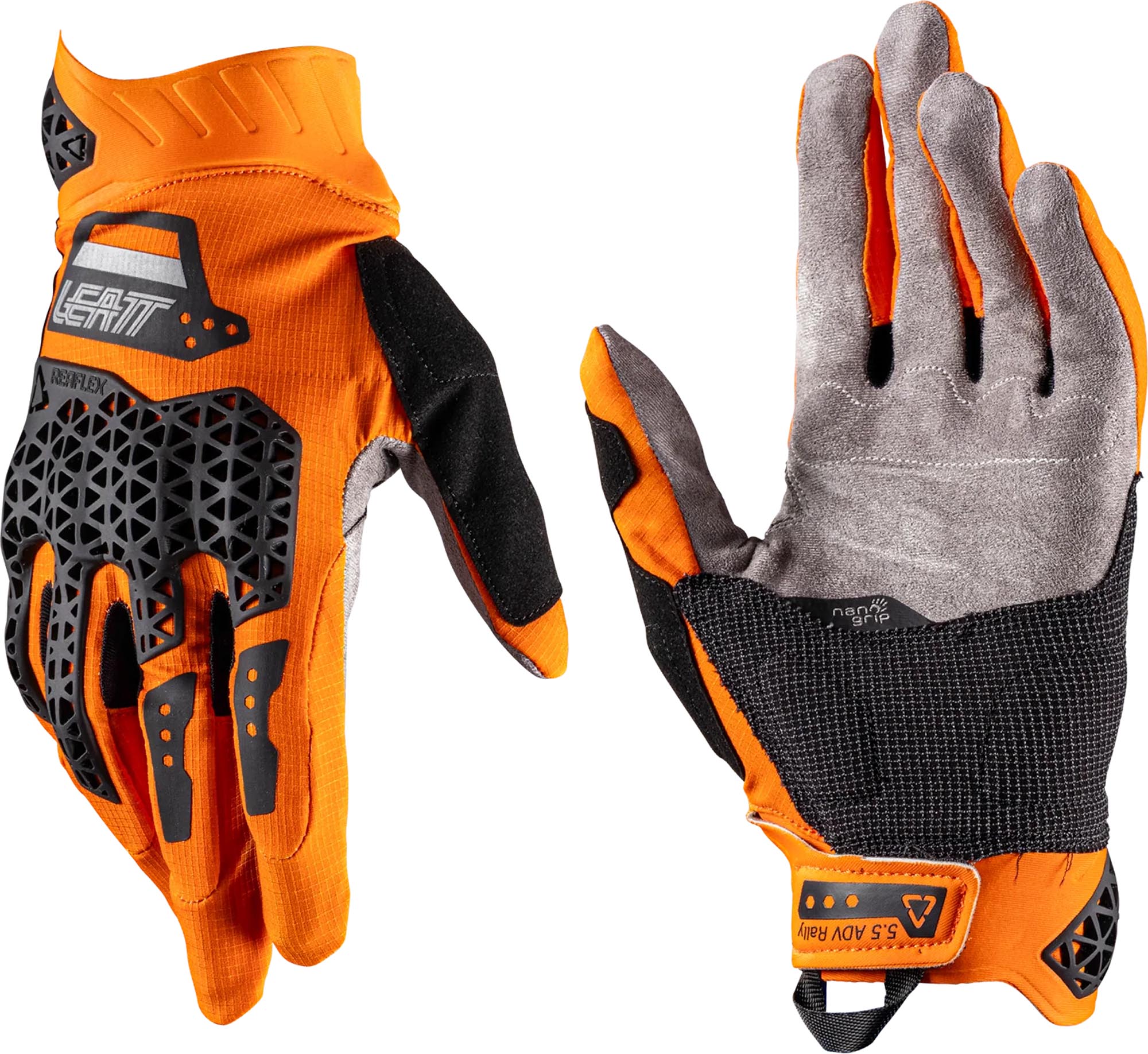 Leatt ADV Rally 5.5 Luvas de motocicleta Laranja XL Figura 1