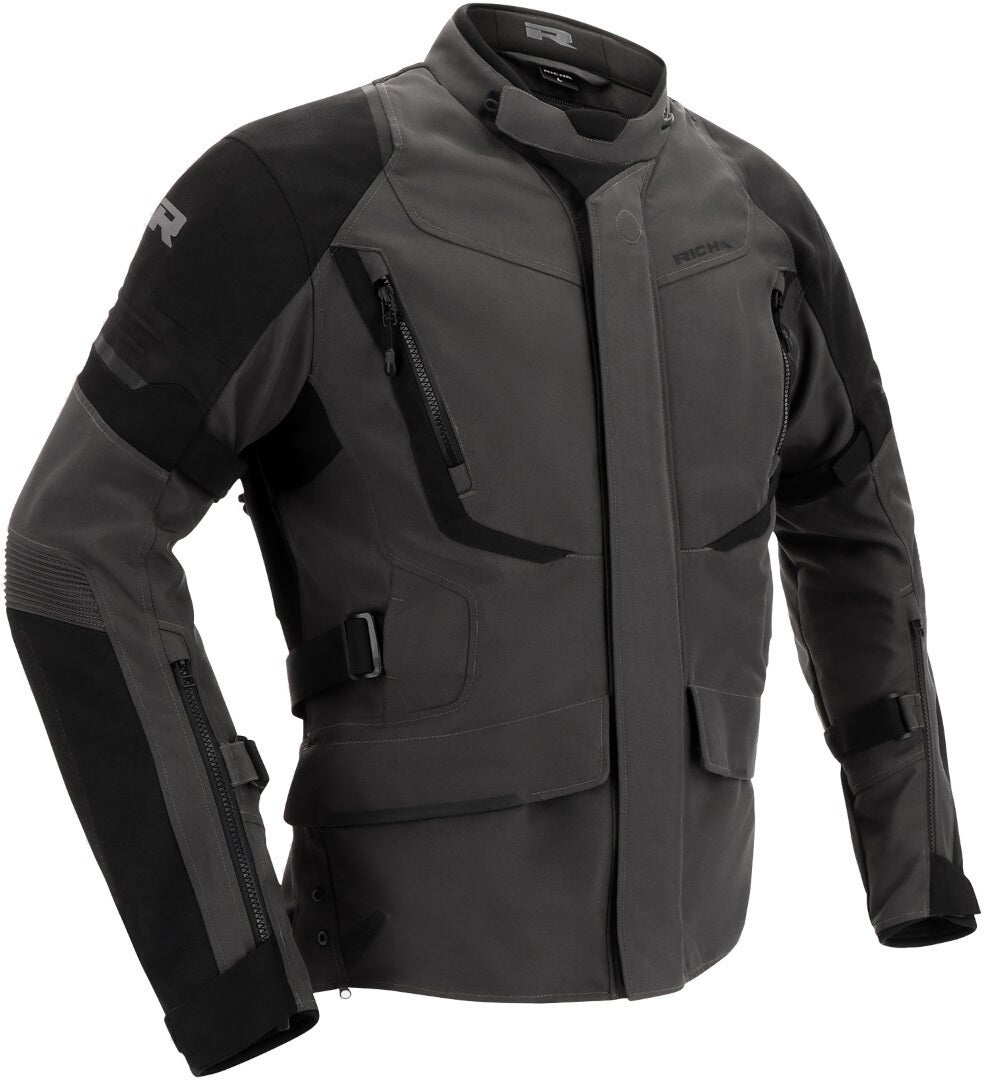 Richa Cyclone 2 Gore-Tex waterproof Motorcycle Textile Jacket dark grey/black XXL Figure 1