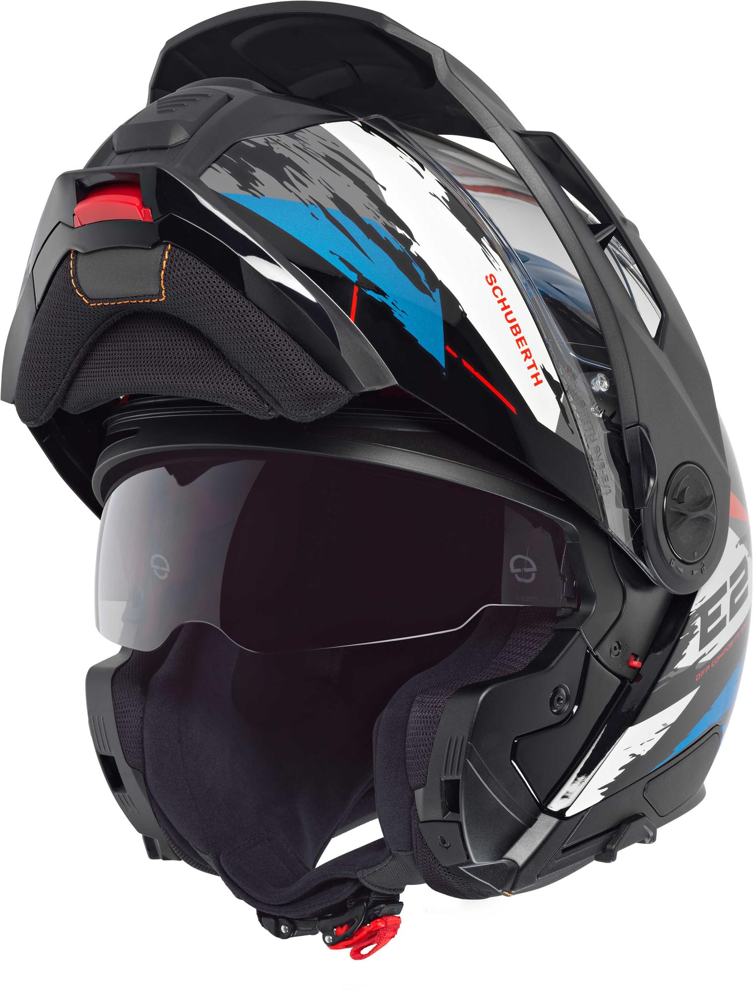 Schuberth E2 Trail Klapphelm blau/schwarz XXL (63) Abbildung 6