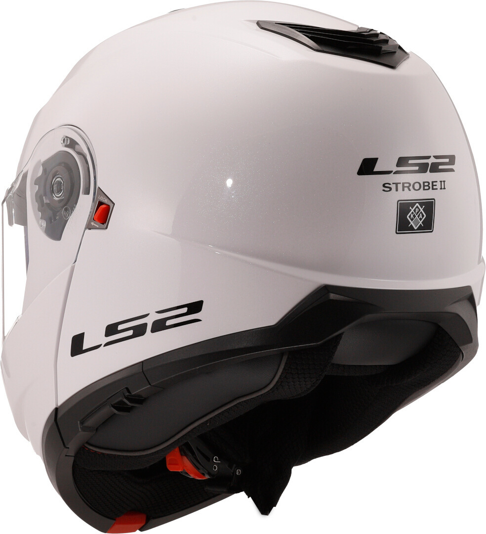 LS2 FF908 Strobe II Solid ヘルメット 白い L(59/60) 図5