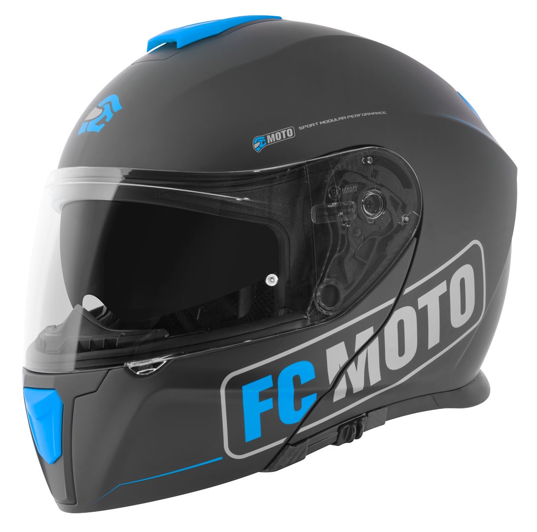 FC-Moto Novo Straight Přilba černá/modrá XXL (63/64) Obrázek 3