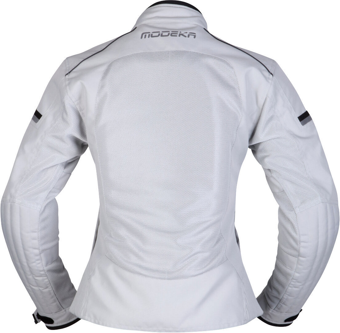 Modeka Veo Air Damen Motorrad Textiljacke hellgrau 40 Abbildung 2