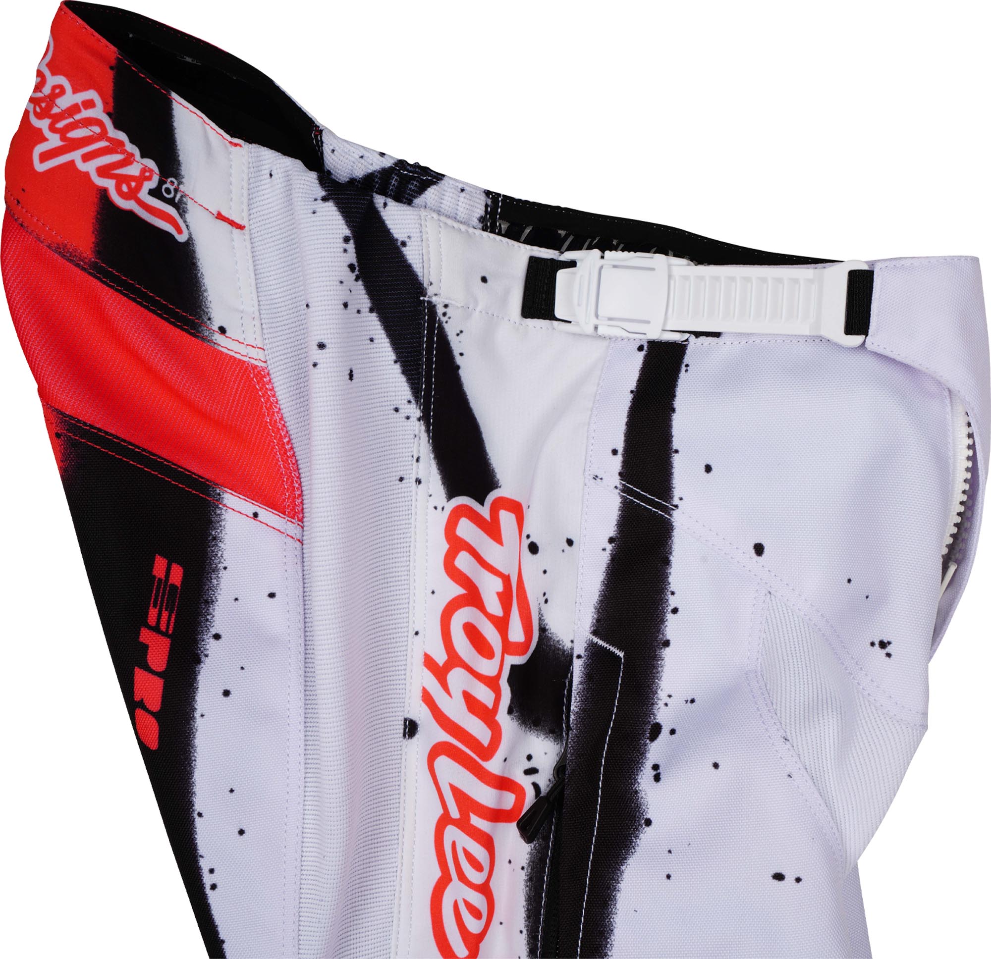 Troy Lee Designs GP Pro Membrane Ungdoms motocrossbukser Hvid/rød 26 Figur 2