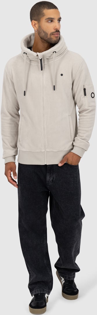 Alife And Kickin EliasAK F Fleece Zip Sweatshirt Zip Sweatshirt beige S Figure 6