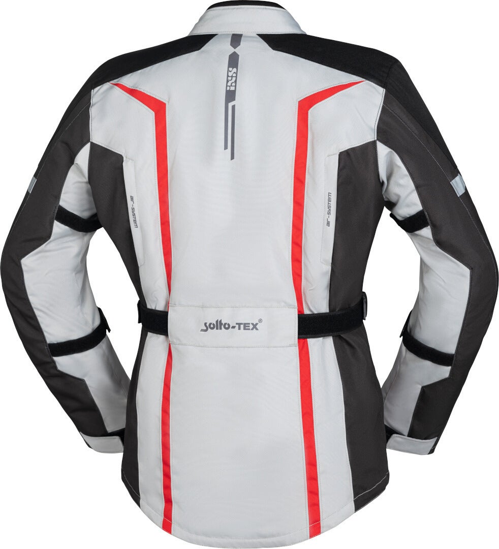 IXS Evans-ST 2.0 Motorrad Textiljacke grau/rot L Abbildung 2
