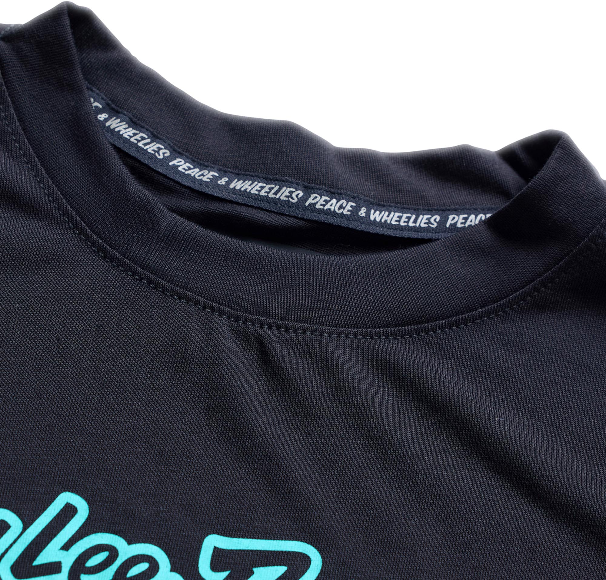 Side view of Troy Lee Designs Skyline Ride Signature Youth Short Sleeve Bicycle Jersey